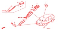 AIRCONDITIONER (CAPTEUR) voor Honda INSIGHT 1.3 IMA COMFORT 5 deuren CVT versnellingsbak 2010
