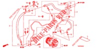 AIRCONDITIONER (FLEXIBLES/TUYAUX) (LH) voor Honda INSIGHT 1.3 IMA COMFORT 5 deuren CVT versnellingsbak 2010
