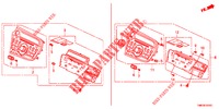 AUDIO UNIT (LH) voor Honda INSIGHT 1.3 IMA COMFORT 5 deuren CVT versnellingsbak 2010
