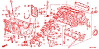 CILINDERBLOK/OLIEPAN  voor Honda INSIGHT 1.3 IMA COMFORT 5 deuren CVT versnellingsbak 2010