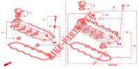CILINDERKOP AFDEKKING  voor Honda INSIGHT 1.3 IMA COMFORT 5 deuren CVT versnellingsbak 2010