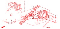 GAS HUIS('84,'85)  voor Honda INSIGHT 1.3 IMA COMFORT 5 deuren CVT versnellingsbak 2010