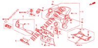 INSTRUMENTEN AFWERKING (COTE DE CONDUCTEUR) (LH) voor Honda INSIGHT 1.3 IMA COMFORT 5 deuren CVT versnellingsbak 2010