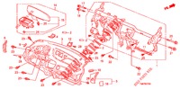 INSTRUMENTEN PANEEL BOVEN (LH) voor Honda INSIGHT 1.3 IMA COMFORT 5 deuren CVT versnellingsbak 2010