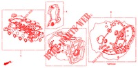 PAKKINGPAKKET/ VERSNELLINGSBAKSAMENSTEL  voor Honda INSIGHT 1.3 IMA COMFORT 5 deuren CVT versnellingsbak 2010
