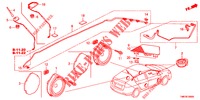 RADIO ANTENNE/LUIDSPREKER (LH) voor Honda INSIGHT 1.3 IMA COMFORT 5 deuren CVT versnellingsbak 2010