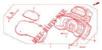 SNELHEIDSMETER (DENSO) voor Honda INSIGHT 1.3 IMA COMFORT 5 deuren CVT versnellingsbak 2010