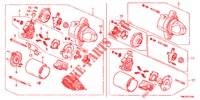 STARMOTOR COMPONENT (MITSUBA) voor Honda INSIGHT 1.3 IMA COMFORT 5 deuren CVT versnellingsbak 2010