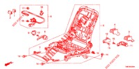 V. ZITTING COMPONENTEN (D.) voor Honda INSIGHT 1.3 IMA COMFORT 5 deuren CVT versnellingsbak 2010
