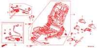 V. ZITTING COMPONENTEN (G.) voor Honda INSIGHT 1.3 IMA COMFORT 5 deuren CVT versnellingsbak 2010