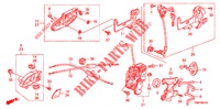 VOORPORTIER SLOT/BUITEN HENDEL (LH) voor Honda INSIGHT 1.3 IMA COMFORT 5 deuren CVT versnellingsbak 2010