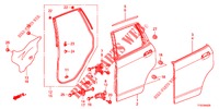 ACHTER PORTIER PANEEL(4DE)  voor Honda JAZZ 1.4 LUXURY 5 deuren 5-versnellings handgeschakelde versnellingsbak 2012
