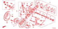 ACHTER REM (DISQUE) voor Honda JAZZ 1.4 LUXURY 5 deuren 5-versnellings handgeschakelde versnellingsbak 2012