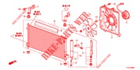 AIRCONDITIONER (CONDENSATEUR) voor Honda JAZZ 1.4 LUXURY 5 deuren 5-versnellings handgeschakelde versnellingsbak 2012