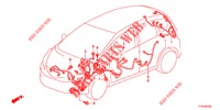 BEDRADINGSBUNDEL (2) (LH) voor Honda JAZZ 1.4 LUXURY 5 deuren 5-versnellings handgeschakelde versnellingsbak 2012