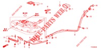 BRANDSTOF VUL PIJP  voor Honda JAZZ 1.4 LUXURY 5 deuren 5-versnellings handgeschakelde versnellingsbak 2012