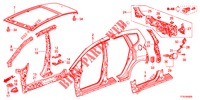 BUITEN PANELEN/ACHTER PANEEL  voor Honda JAZZ 1.4 LUXURY 5 deuren 5-versnellings handgeschakelde versnellingsbak 2012