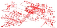 CARBURATEUR ISOLATIE/ INLAAT SPRUITSTUK  voor Honda JAZZ 1.4 LUXURY 5 deuren 5-versnellings handgeschakelde versnellingsbak 2012