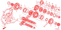HULPAS  voor Honda JAZZ 1.4 LUXURY 5 deuren 5-versnellings handgeschakelde versnellingsbak 2012