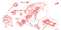 INSTRUMENTEN AFWERKING (COTE DE CONDUCTEUR) (LH) voor Honda JAZZ 1.4 LUXURY 5 deuren 5-versnellings handgeschakelde versnellingsbak 2012