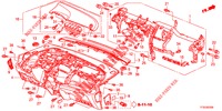 INSTRUMENTEN PANEEL BOVEN (LH) voor Honda JAZZ 1.4 LUXURY 5 deuren 5-versnellings handgeschakelde versnellingsbak 2012