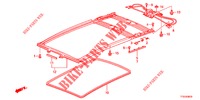 KOPLAMP AFWERKING/ZONNEKLEP/SCHUIFGLAS  voor Honda JAZZ 1.4 LUXURY 5 deuren 5-versnellings handgeschakelde versnellingsbak 2012