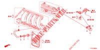 ONTLUCHTER PIJP( '05)  voor Honda JAZZ 1.4 LUXURY 5 deuren 5-versnellings handgeschakelde versnellingsbak 2012