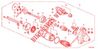 STARMOTOR COMPONENT (DENSO) voor Honda JAZZ 1.4 LUXURY 5 deuren 5-versnellings handgeschakelde versnellingsbak 2012