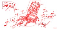 V. ZITTING COMPONENTEN (G.) (2) voor Honda JAZZ 1.4 LUXURY 5 deuren 5-versnellings handgeschakelde versnellingsbak 2012