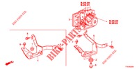 VSA MODULATOR(RH)('00 )  voor Honda JAZZ 1.4 LUXURY 5 deuren 5-versnellings handgeschakelde versnellingsbak 2012