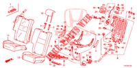 ACHTER ZITTING/VEILIGHEIDSGORDEL (D.) (2) voor Honda JAZZ 1.4 ESL 5 deuren CVT versnellingsbak 2012