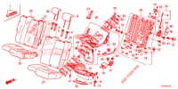 ACHTER ZITTING/VEILIGHEIDSGORDEL (G.) (2) voor Honda JAZZ 1.4 ESL 5 deuren CVT versnellingsbak 2012