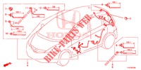 BEDRADINGSBUNDEL (LH) (5) voor Honda JAZZ 1.4 ESL 5 deuren CVT versnellingsbak 2012