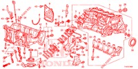CILINDERBLOK/OLIEPAN (1.2L/1.3L/1.4L) voor Honda JAZZ 1.4 ESL 5 deuren CVT versnellingsbak 2012