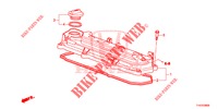 CILINDERKOP AFDEKKING  voor Honda JAZZ 1.4 ESL 5 deuren CVT versnellingsbak 2012