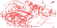 INSTRUMENTEN PANEEL BOVEN (LH) voor Honda JAZZ 1.4 ESL 5 deuren CVT versnellingsbak 2012