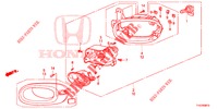 MISTLAMP (1) voor Honda JAZZ 1.4 ESL 5 deuren CVT versnellingsbak 2012