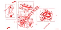 PAKKINGPAKKET/ VERSNELLINGSBAKSAMENSTEL  voor Honda JAZZ 1.4 ESL 5 deuren CVT versnellingsbak 2012