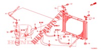 RADIATOR SLANG/RESERVETANK  voor Honda JAZZ 1.4 ESL 5 deuren CVT versnellingsbak 2012