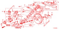 REM HOOFDCILINDER/HOOFDSPANNING (LH) voor Honda JAZZ 1.4 ESL 5 deuren CVT versnellingsbak 2012