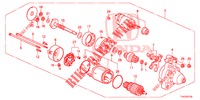 STARMOTOR COMPONENT (DENSO) voor Honda JAZZ 1.4 ESL 5 deuren CVT versnellingsbak 2012