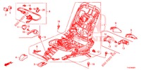 V. ZITTING COMPONENTEN (D.) (2) voor Honda JAZZ 1.4 ESL 5 deuren CVT versnellingsbak 2012