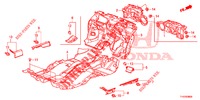 VLOERMAT/ISOLATOR  voor Honda JAZZ 1.4 ESL 5 deuren CVT versnellingsbak 2012