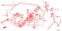 VOOR ONDER ARM/ STABILISATOR VEER  voor Honda JAZZ 1.4 ESL 5 deuren CVT versnellingsbak 2012