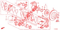 VOOR REM  voor Honda JAZZ 1.4 ESL 5 deuren CVT versnellingsbak 2012