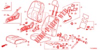 VOOR ZITTING/VEILIGHEIDSRIEMEN (D.) (2) voor Honda JAZZ 1.4 ESL 5 deuren CVT versnellingsbak 2012