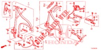 VOOR ZITTING/VEILIGHEIDSRIEMEN  voor Honda JAZZ 1.4 ESL 5 deuren CVT versnellingsbak 2012