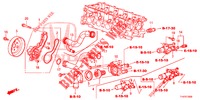 WATERPOMP/THERMOSTAAT  voor Honda JAZZ 1.4 ESL 5 deuren CVT versnellingsbak 2012