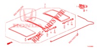 ZONNEKLEP COMPONENTEN  voor Honda JAZZ 1.4 ESL 5 deuren CVT versnellingsbak 2012