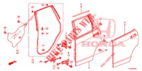 ACHTER PORTIER PANEEL(4DE)  voor Honda JAZZ 1.4 LS 5 deuren 5-versnellings handgeschakelde versnellingsbak 2012